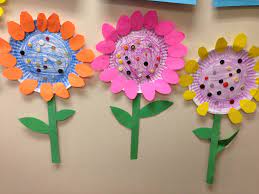 Basteln kindergeburtstag luxuriöse editierbar vorlagen. Paper Plate Flowers Littlehandsbigplans Basteln Fruhling Kinder Blumen Basteln Blumen Basteln Mit Kindern