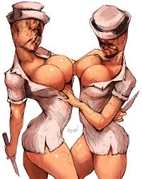 Rule 34 - 2girls Aleksandrgav Bubble Head Nurse Busty Cleavage Female  Female Focus Female Only Hourglass Figure Nurse Nurse (silent Hill) Nurse  Cap Nurse Uniform Silent Hill Wide Hips | 6860026