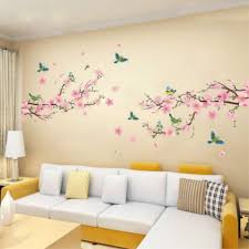 ورق حائط كبير زهر الكرز شجرة ورد ملصقات جدار الفن لصائق ديكور المنزل Home Decor Tree Walltree Wall Sticker Aliexpress