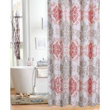 Black And White Fabric Shower Curtain Elegant Traditional Black White Gray Damask Fabric Shower Curtain Coral Shower Curtains Green Shower Curtains Gray Shower Curtains