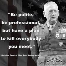 All marines are entitled to dignity and respect as individuals, but most abide by common standards established by proper authority. 76 James Mattis Ideas James Mattis Mattis Mad Dog