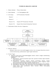 Menyusun dan merencanakan rencana operasional pembinaan puskesmas yang meliputi program dan kegiatan puskesmas berdasarkan petunjuk teknis kegiatan untuk kelancaran pelaksanaan tugas. Anjab Pramu Kebersihan