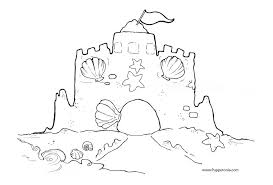 They're great for all ages. Sandcastle Printable Castle Coloring Page Coloring Pages Beach Coloring Pages