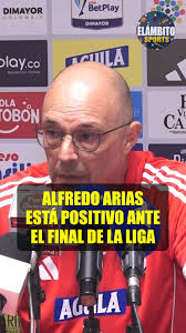ARIAS ESPERA GANAR PERO SIEMPRE SE LE ESCAPA ALGO, 📢 En la previa del  próximo partido frente a Alianza FC este sábado en Bogotá, el técnico  Alfredo Arias y el jugador Jhomier Guerrero atendieron a los ...