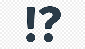 Dictado en vídeo sobre los signos de interrogación y exclamación. Signo De Exclamacion Signo De Interrogacion Emoji Imagen Png Imagen Transparente Descarga Gratuita