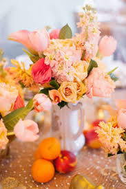 Some flowers might be available only during their season. Peach Orange Wedding Flowers Wedding Centerpiece Deer Pearl Flowers