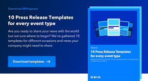 Instantly download on any device, at anytime and from anywhere. Pr Co Blog 10 Press Release Templates For Every Event Type Download