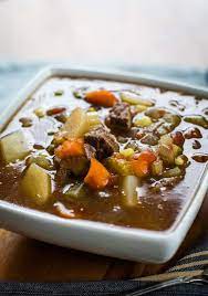 Homemade Flavorful Slow Cooker Vegetable Beef Soup In 8 Hours Made With Delicious Carrots Celery Vegetable Beef Soup Beef Soup Recipes Crockpot Recipes Beef