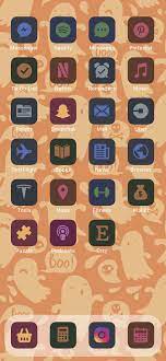 Cute Skeleton App Logos Set For Ios14 Iphone Home Screen Fix Your Home Screen Now App Covers Iphone Homescreen