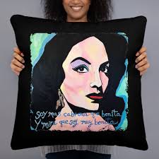 Maria Felix Pillow Mexicana Chingona Epoca Oro Cabrona Bonita Golden Age  Cinema Diva Film Icon Legend Femme Fatale Classic Fashion Latina