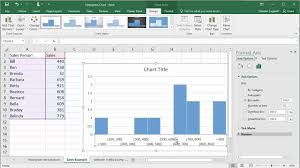 Excel Histogram Chart Change Bin Range Www