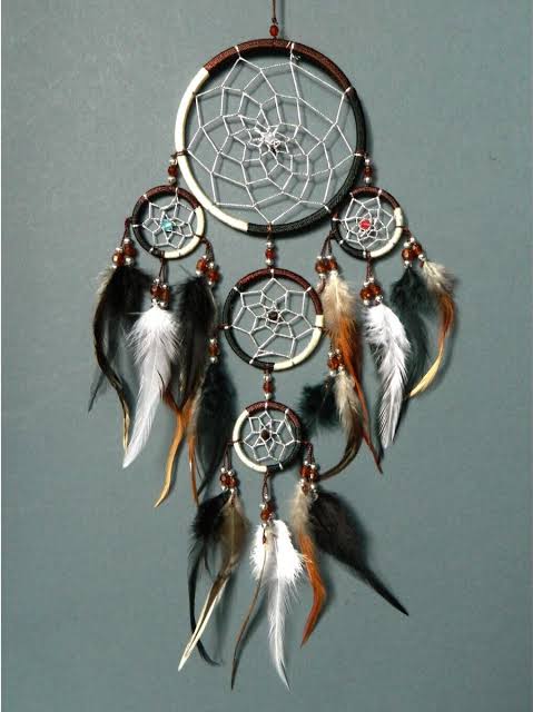 Dream Catcher Black White Silver Brown Dreamcatcher beautiful quality 12cm  x 30 | eBay