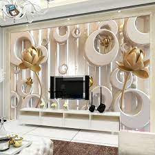 Custom Large Murals White Abstract Painting Wallpapers 3d Stereoscopic Wall Paper For Living Room Bedroom Wall Art Home Decor From Fumei150716 21 36 Dhgate Wall Painting Living Room Wall Murals Wallpaper Living Room