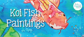Koi Fish Paintings 5th Art Lessons Middle School Fish Painting Summer School Art