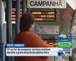Os comboios regionais e intercidades são os mais afetados e a fectrans. Cp Vai Ter De Assegurar Servicos Minimos Durante A Greve Da Proxima Quinta Feira