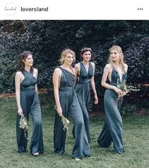 Jumpers Instead Of Dresses For Bridesmaids Bridesmaids Jumpsuits Bridesmaid Outfit Bridesmaid Dresses