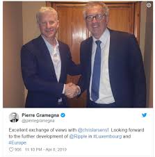 Just 2 years ago, he was #5 wealthiest. Chris Larsen Meets With Minister Of Finance Of Luxembourg Press Xrp Chat