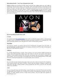 Whether the colors selected are bold and bright or. Guide To Choose Best Makeup Brands By Tomanderson Issuu