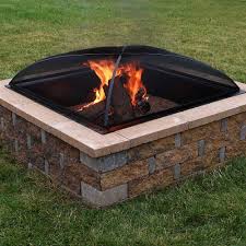 You can also choose from sgs, gs steel fire pit cover there are 650 suppliers who sells steel fire pit cover on alibaba.com, mainly located in asia. Spark Screen 24 Square Heavy Duty Steel Mesh Fire Pit Cover Accessory Overstock 28730847