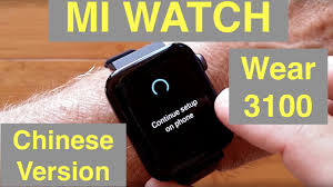 Xiaomi Wear 3100 Mi Watch 5atm Nfc Esim Sports Smartwatch Chinese Version Unbox English Setup Youtube