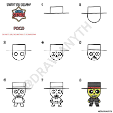 When poco's attack hits friendly brawlers, it will heal them for 400 health. How To Draw Poco Brawlstars