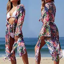 Womens Beach Wear Cardigan Cover Up Swimwear Beachwear Bikini Plus Size Multicolor At Amazon Women Girls Modest Swimsuits Beach Wear Dresses Women Swimsuits