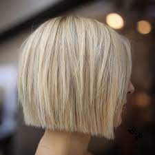 A blunt cut is a surprisingly great way to give fine hair some sharpness and definition. Soft Blond Bob Hair Styles Short Hair Styles Haircuts For Fine Hair