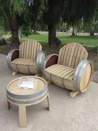 Diy Reused Recycled Repurposed Rethinked Reclaimed Backyard Furniture Barrel Furniture Wine Barrel Furniture