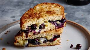 Grilled Cheese With Blueberries Strangewiches