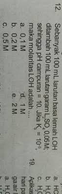 Uji kompetensi bab 4 kimia kelas 11. Kimia Kelas Xi Larutan Penyangga Brainly Co Id