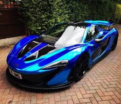 Kcs 1 Mclaren P1 Wrapped Blue Chrome With Gloss Black And White Details Done Magixuk Looks Stunning Mclaren Sports Car Sports Cars Luxury Cool Sports Cars