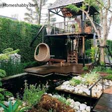 Biasanya, ukuran taman depan rumah yang berada di klaster perumahan memang kecil, paling hanya 3x4 meter saja. 5 Trik Dekorasi Taman Cantik Di Lahan Sempit Belakang Rumah Homeshabby Com Design Home Plans Home Decorating And Interior Design