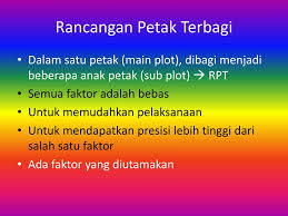Check spelling or type a new query. Ppt Rancangan Pola Tersarang Vs Rancangan Petak Terbagi Bidang Pertanian Powerpoint Presentation Id 3238364