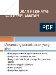 Perwatakan ceria, kreatif, energetik dan berinovasi. Pengurusan Kesihatan Dan Keselamatan