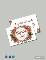 Free Goodbye Farewell Invitation Card Template Word Doc Psd Indesign Apple Mac Pages Publisher In 2020 Farewell Invitation Card Invitation Cards Business Card Template Design