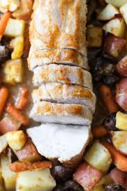 Pork Loin With Apples Potatoes And Carrots Easy Peasy Meals Recipe Pork Loin Recipes Tenderloin Recipes Pork