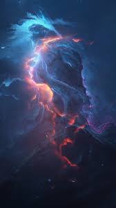 Wallpaper Iphone Neon Hd 408 Iphone Wallpaper Fond D Ecran Nebuleuse Paysage Imaginaire Paysage Fantastique