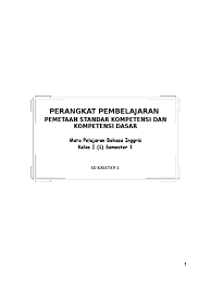 Pemetaan kd bahasa inggris kelas 5 semester 1. Pemetaan Sk Kd B Inggris Kelas 1 6