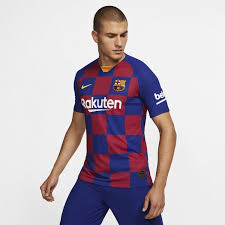 ^ new fc barcelona jersey expresses the club's passion for the city. Men S Fc Barcelona 19 20 Home Vapor Match Jersey Deep Royal Blue Var Niky S Sports