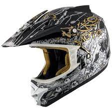 Nikko N719 1 Do Or Die Black And Gold Matte Finish Motocross Helmet Multi Motocross Helmets Dirt Bike Gear Helmets For Sale