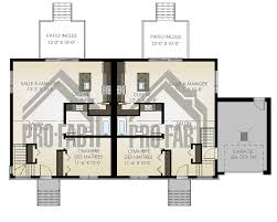 Semi Detached Plan Plan Jumele Duplex Plans Semi Detached How To Plan