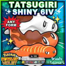 TATSUGIRI Pick Droopy, Curly or Stretchy✨ SHINY 6IV ✨ Pokemon SCARLET and  VIOLET | eBay