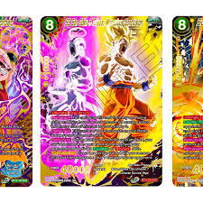 Excellent for retro dbz ccg players and collectors. All Three Dragon Ball Super Cg Cross Spirits Secret Rares