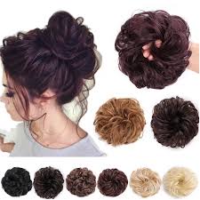 Chignon hairstyles are incredibly versatile because they can be used for loads of different occasions. New Fashion Natural Short Curly Wig Chignon Bun Extension Short Hair Buns Hair Accessories Shopee Philippines
