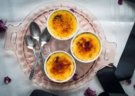 Black Bottom Creme Brulee Recipe Creme Brulee Rhubarb Brulee Recipe