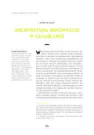 Od 2016 prowadzę warsztaty na konferencjach w polsce i zagranicą, tworzę darmowe oraz płatne materiały na bloga oraz dla wydawnictw. Pdf Architektura Bidonvilles W Casablance Katarzyna Wiacek Academia Edu