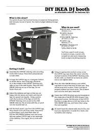 Diy Ikea Dj Booth On Behance Dj Booth Dj Room Dj Equipment