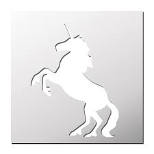 Pochoir Licorne Pochoir Silhouette Pochoir Pochoir Etoile