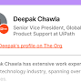 Deepak Chawla from theorg.com