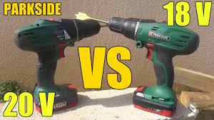 Perceuse Visseuse Parkside Pabs 20 V Vs Versus Psabs 18 V A Percussion Lidl Youtube